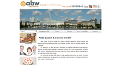Desktop Screenshot of abw-export.com